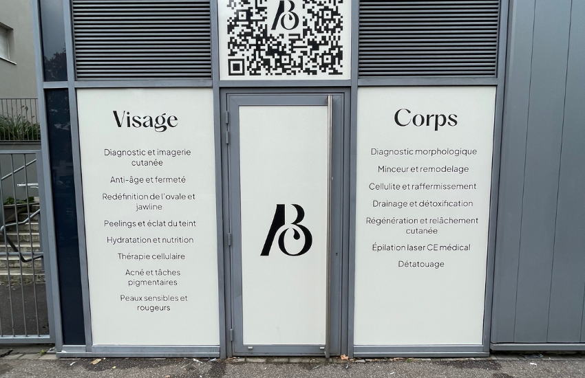 Image d'un stickers vitrine