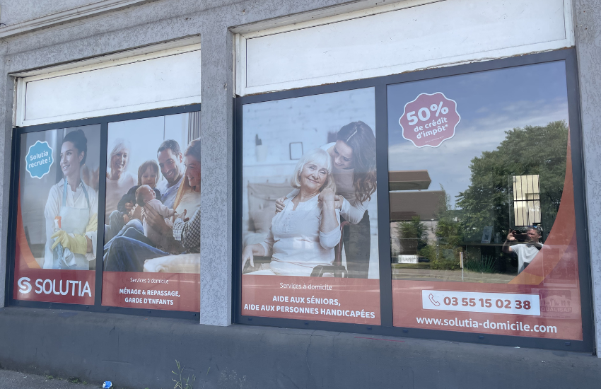Image d'un stickers vitrine